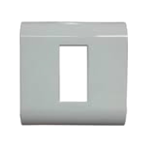 Legrand Britzy 1M White Plate With Frame, 6734 91